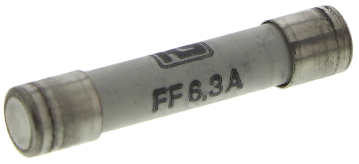 RS PRO 6.3A FF Ceramic Cartridge Fuse, 6.3 x 32mm