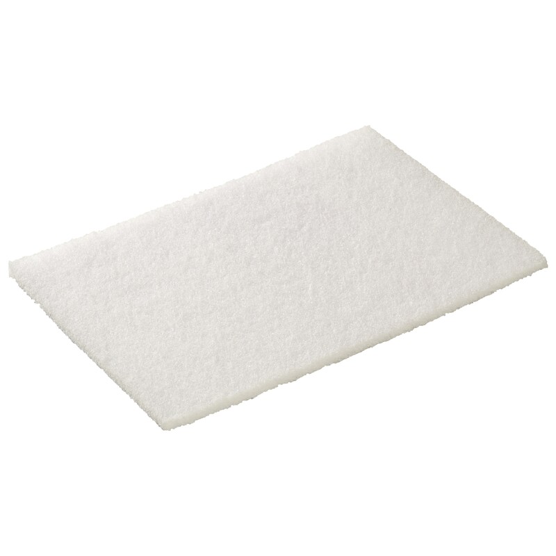 Spontex White Scourer 230mm x 150mm x 7.5mm, for Cleaning Use