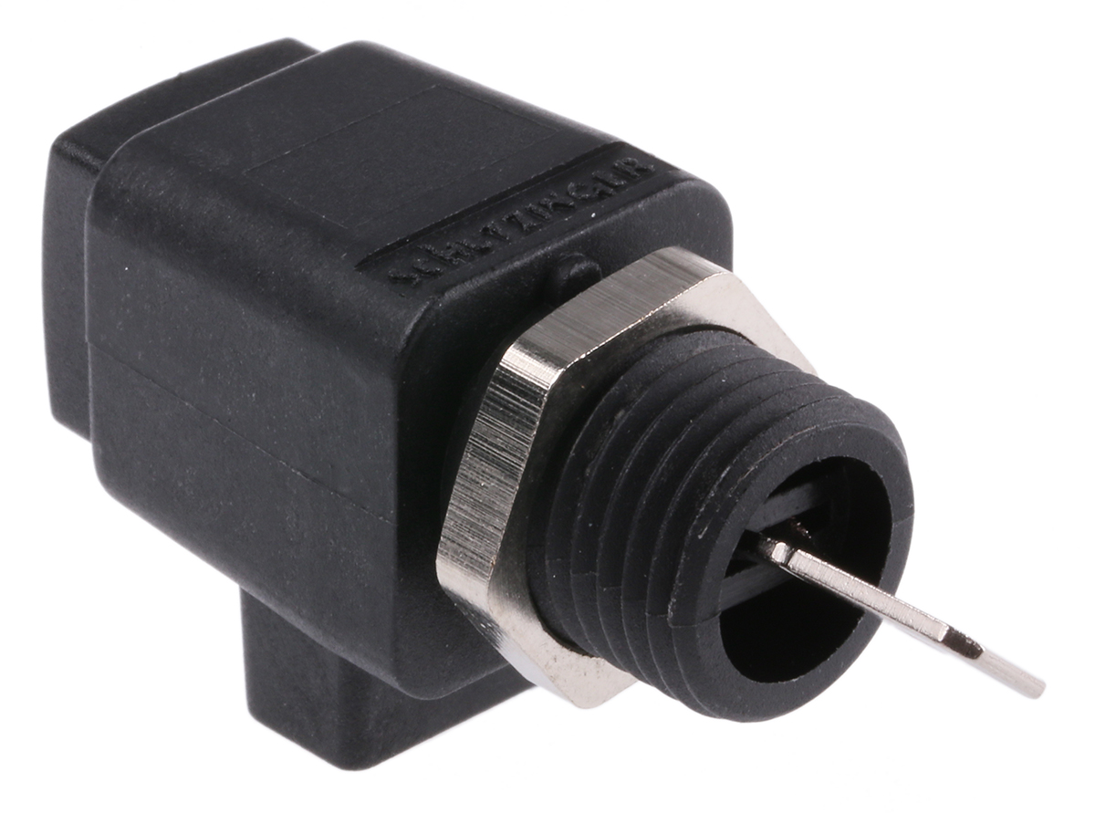 Schutzinger 6.3mm Black Terminal Post, 300V, 16A