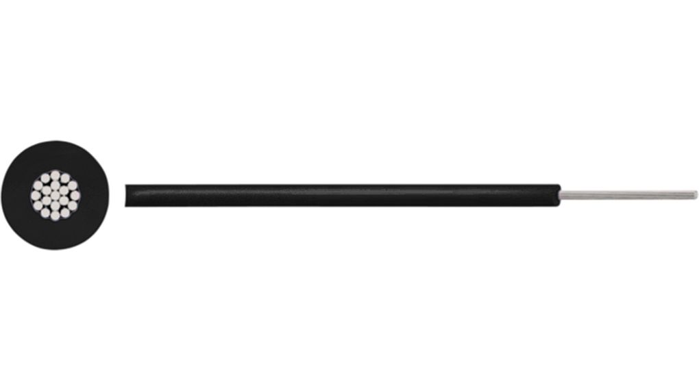 Strd Wire SIAF Flex 1.50mm HO5S-K Blck