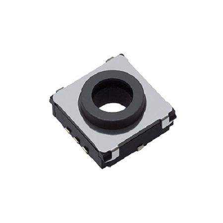 Panasonic Black, Grey Push Plate Tactile Switch, SPST 20 mA Surface Mount