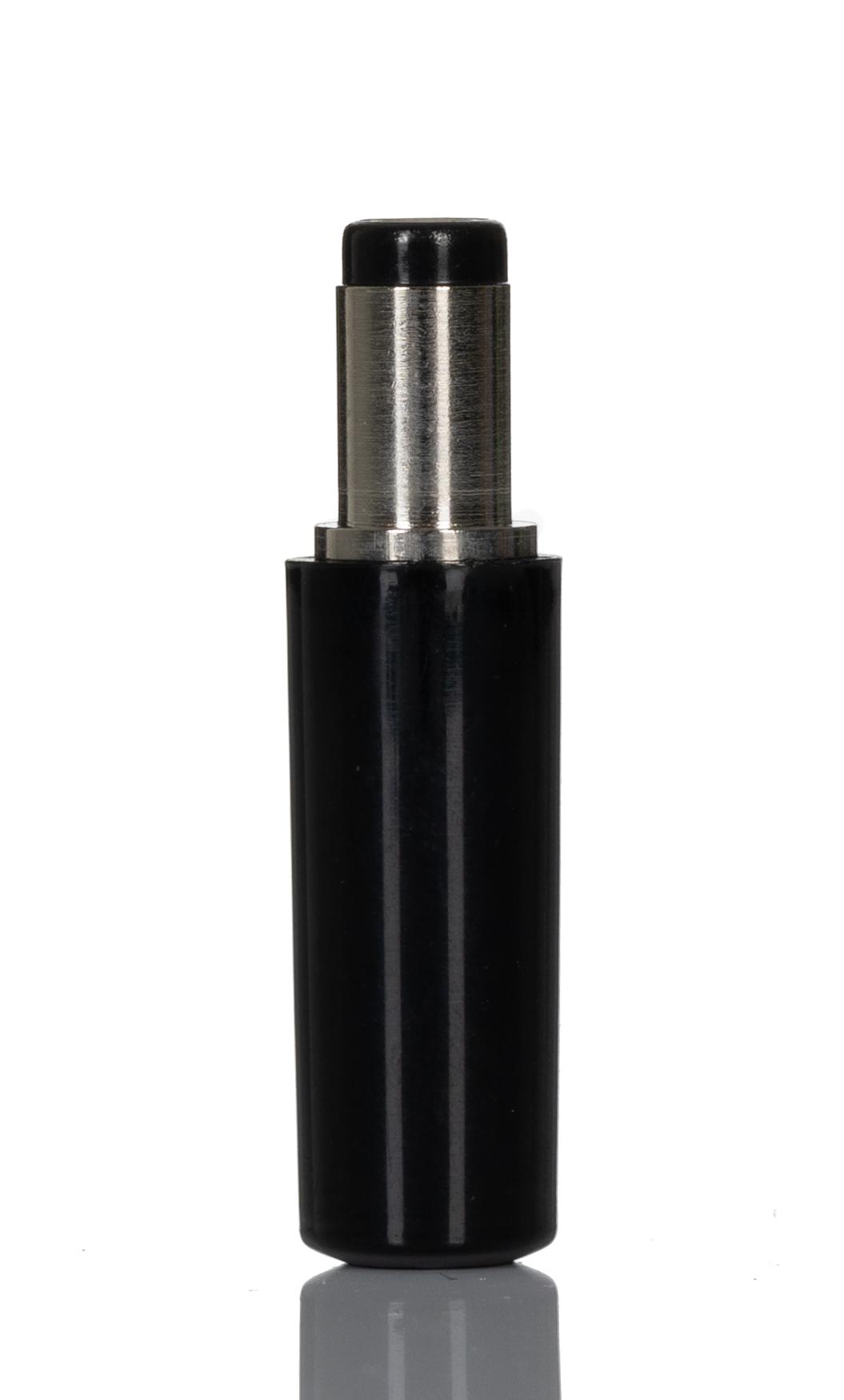 RS PRO DC Plug Rated At 5.0A, 12.0 V, Cable Mount, length 23.6mm, Nickel, Silver