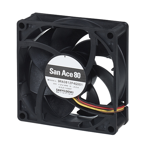 Sanyo Denki Axial Fan, 24 V dc, DC Operation, 6.72W, 280mA Max, 120 x 120 x 25mm