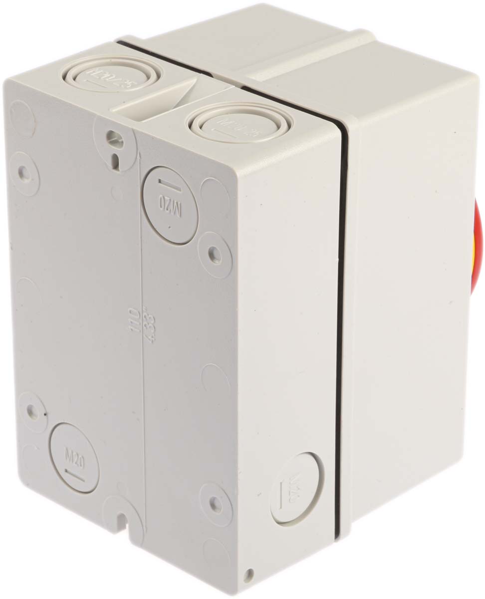 Kraus & Naimer 3P Pole Isolator Switch - 20A Maximum Current, 5.5kW Power Rating, IP66, IP67