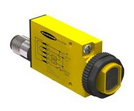 Banner Retroreflective Photoelectric Sensor, Block Sensor, 2 m Detection Range