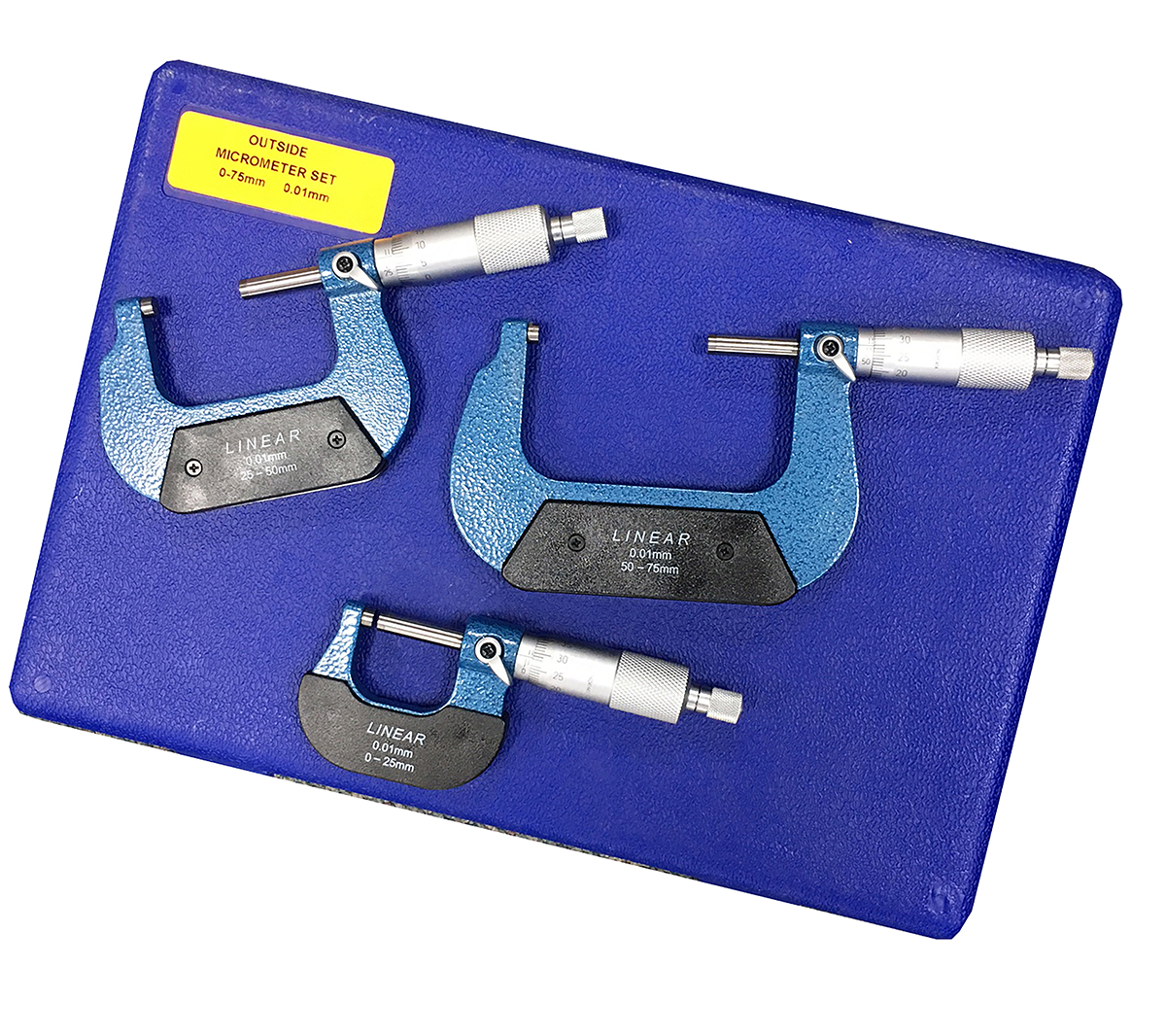 RS PRO External Micrometer, Range 0 mm →75 mm