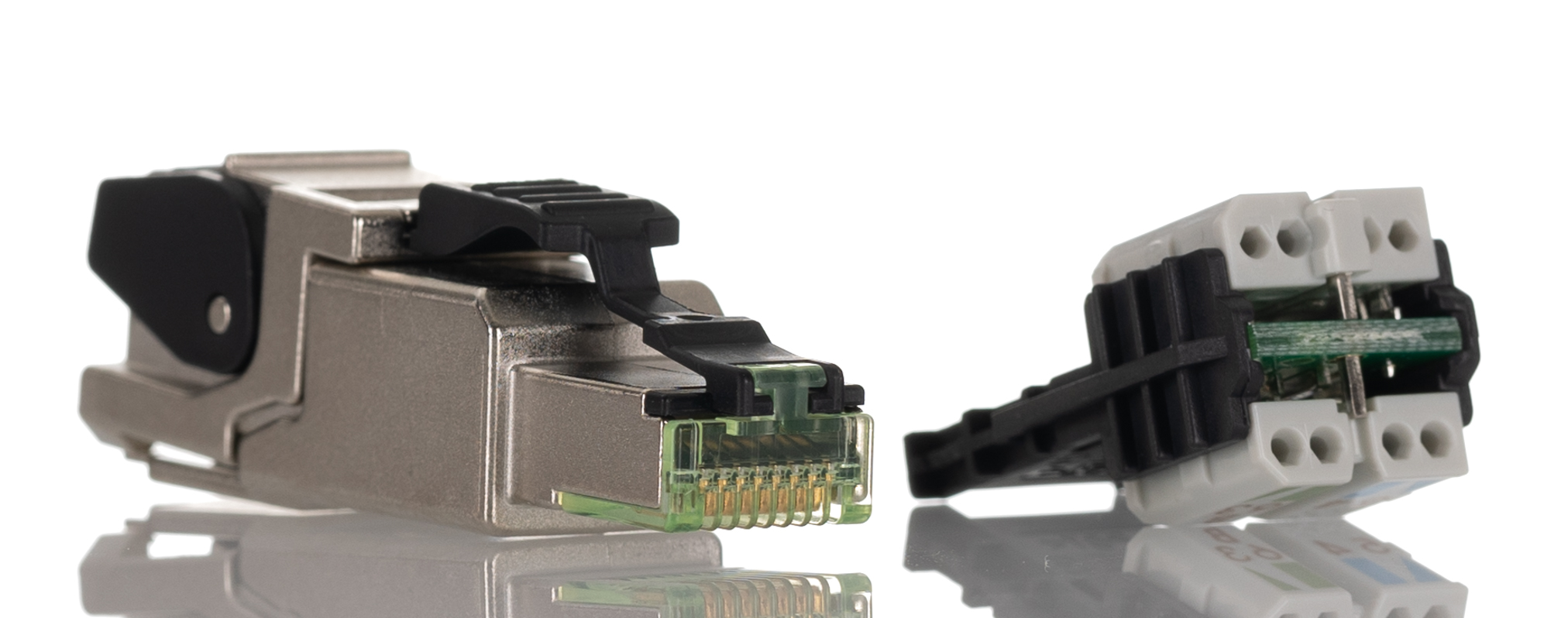 Molex 130047 Series Male RJ45 Connector, Cable Mount, Cat5e, Cat6a Straight 8P8C -Way