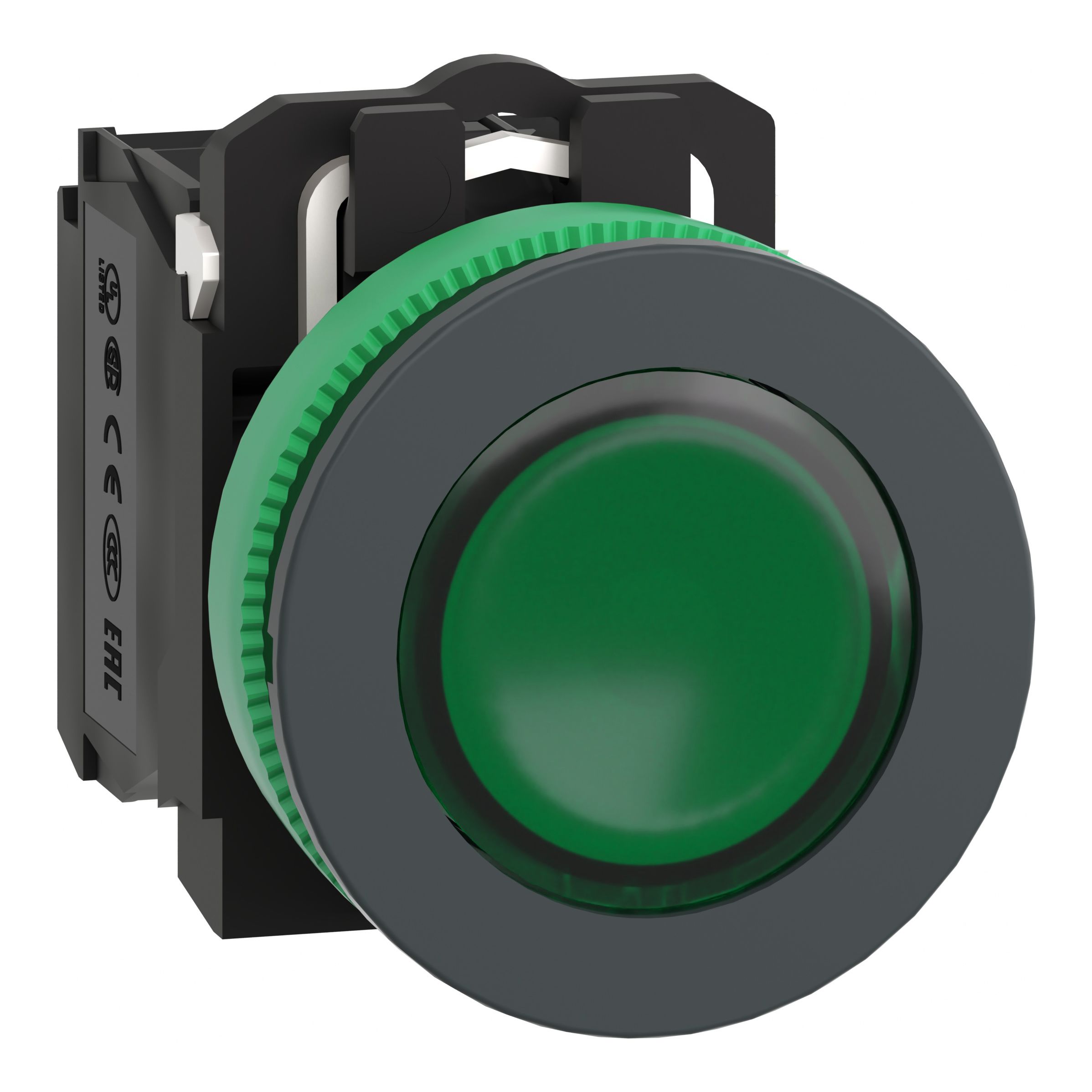 Schneider Electric Harmony Series Illuminated Push Button, Panel Mount, 30mm Cutout, SPDT