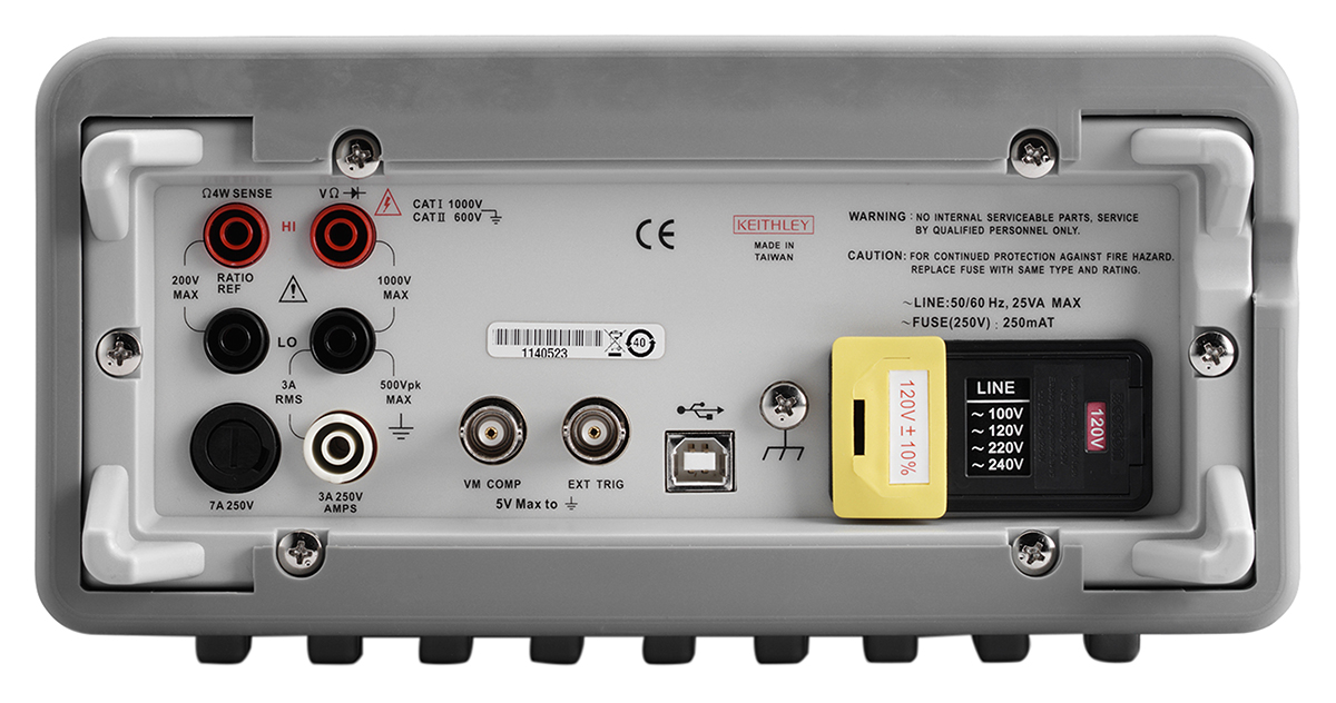 Keithley 2100/230-240 Bench Digital Multimeter, 3A ac Max, 3A dc Max, 750V ac Max - RS Calibrated
