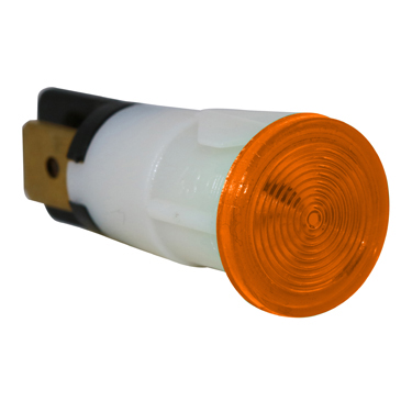 Molveno SX43 Series Amber Neon Panel Mount Indicator, 250V, 13mm Mounting Hole Size