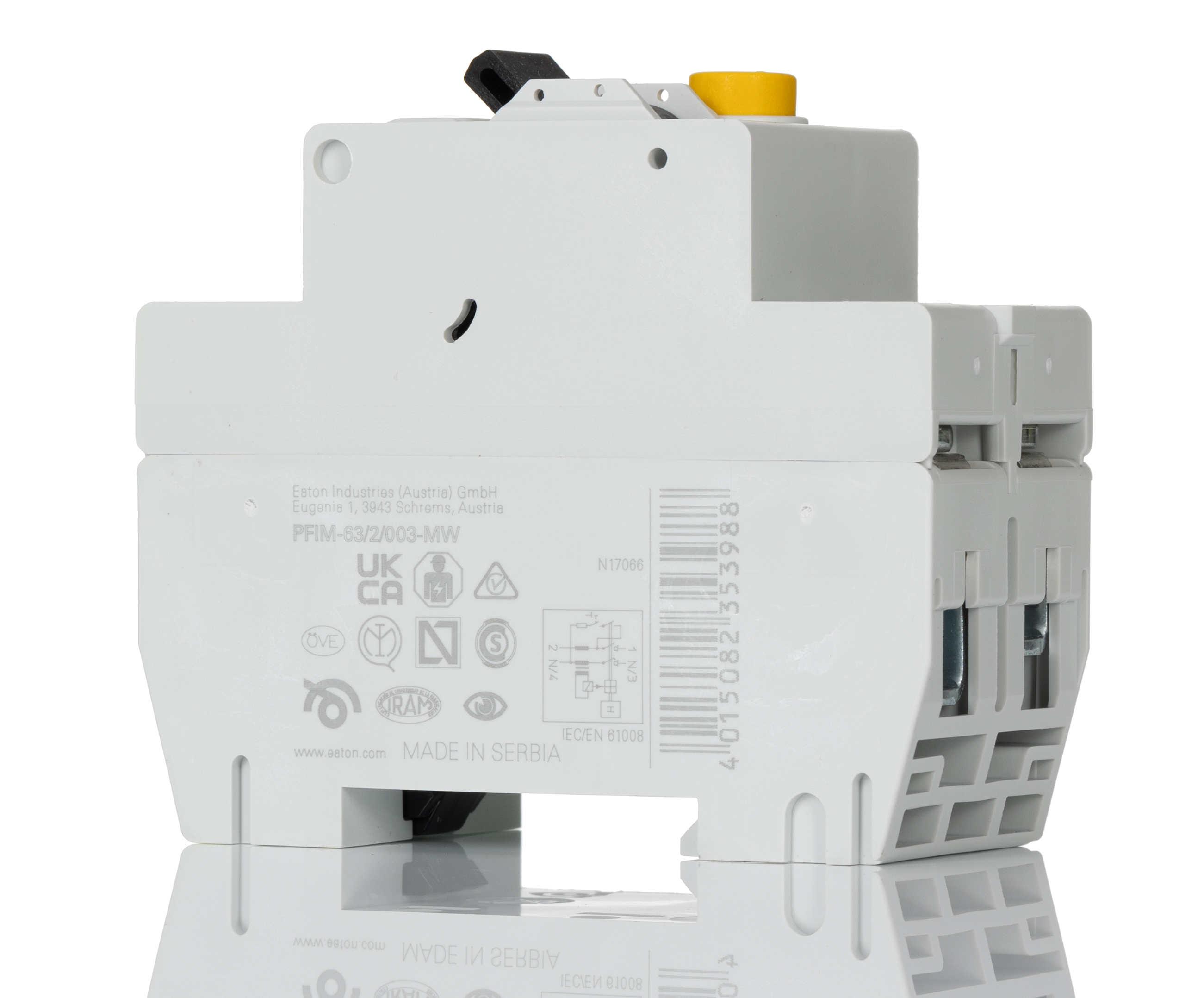 Eaton RCD, 63A, 2 Pole, 30mA, Type AC, 230V