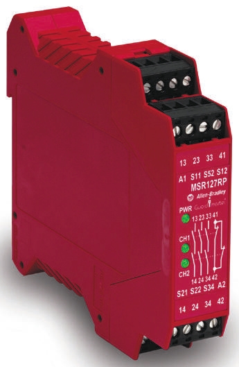 Allen Bradley 440R / MSR127RP 1 Auxiliary Contacts Safety Relay 115V ac, Single Channel 3 Safety Contacts