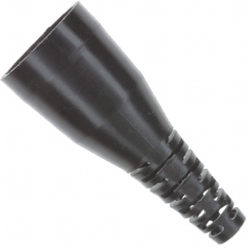 TE Connectivity Straight Black, Thermoplastic, 27.69mm