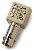Broadcom AFBR-2418MZ 50MBd 865nm Fibre Optic Receiver, Round, ST Connector