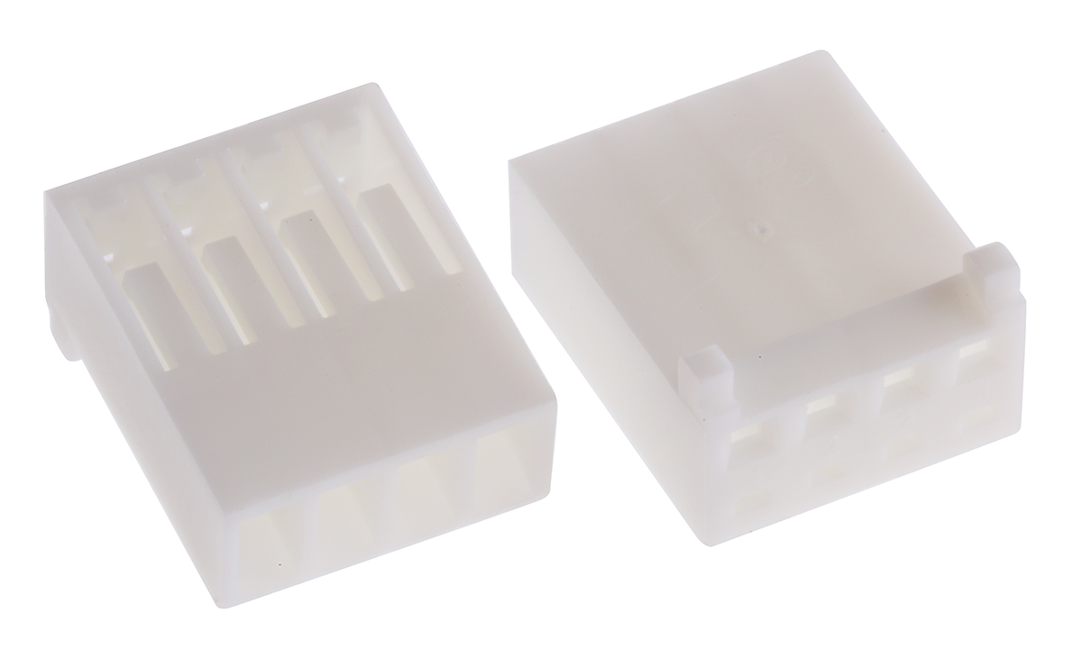 TE Connectivity, CST-100 II Female Connector Housing, 2.54mm Pitch, 4 Way, 1 Row