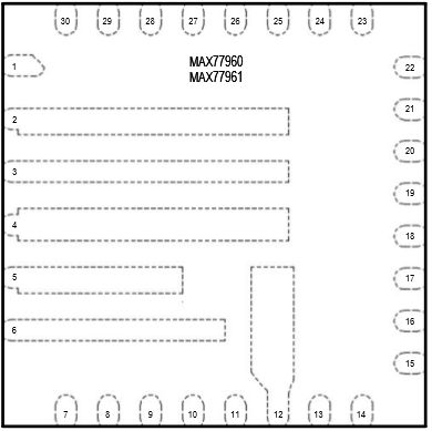 Maxim Integrated MAX77960EFV06+, Charge Management Controller, 25.4 V to 25.4 V Input 3.3 A, FC2QFN 30-Pin