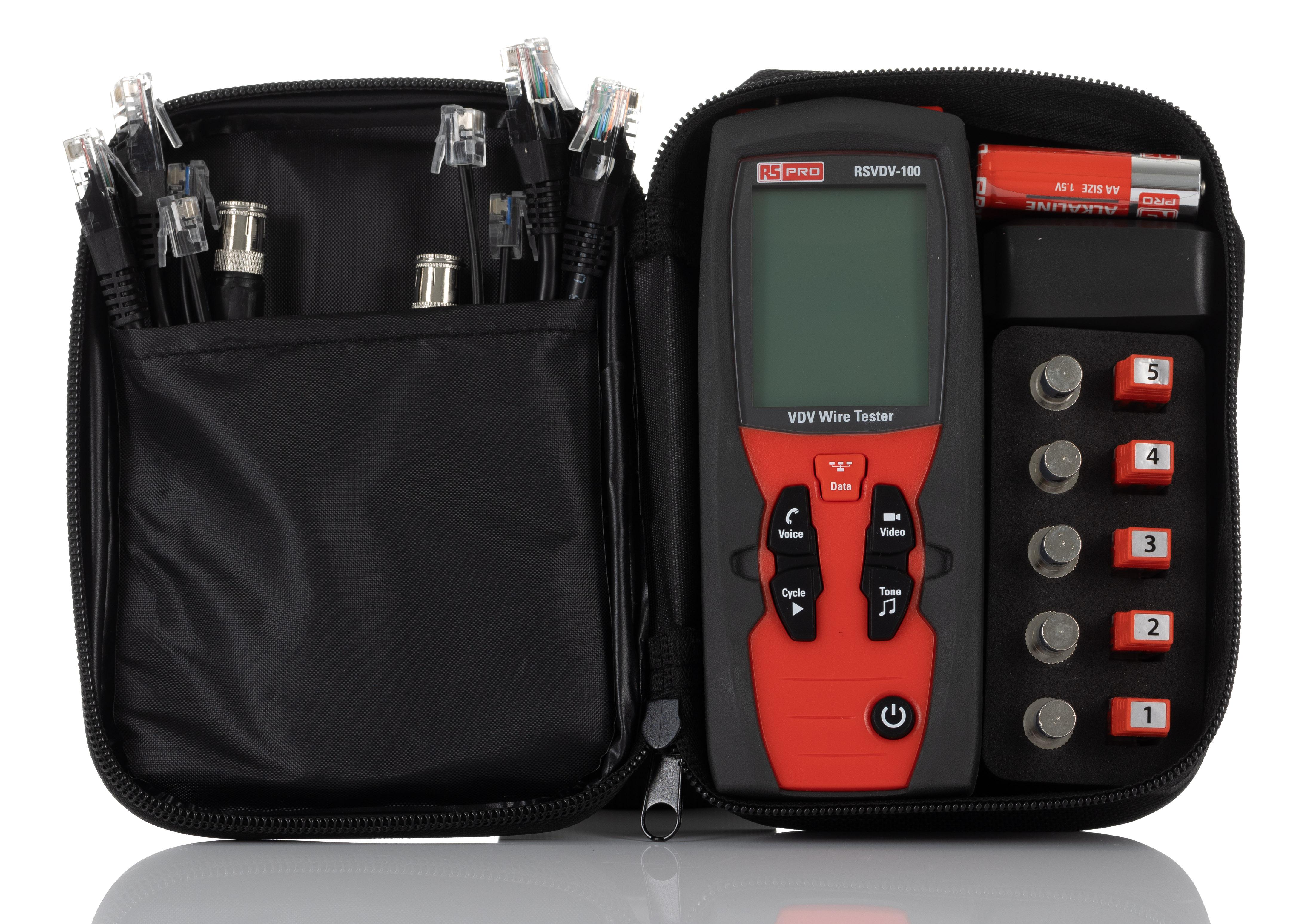 RS PRO RSVDV-100 Cable Tester RJ11, RJ12, RJ45