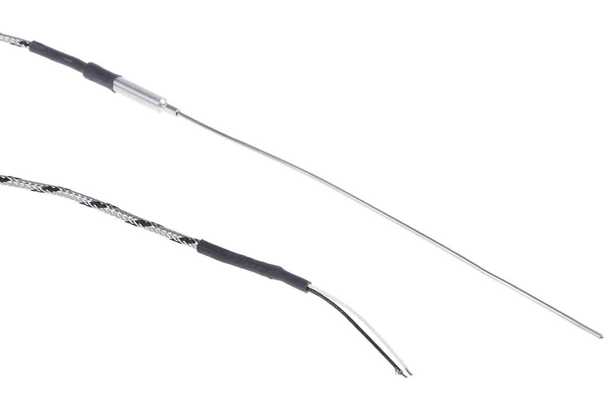 RS PRO Type J Thermocouple 150mm Length, 1.5mm Diameter → +400°C