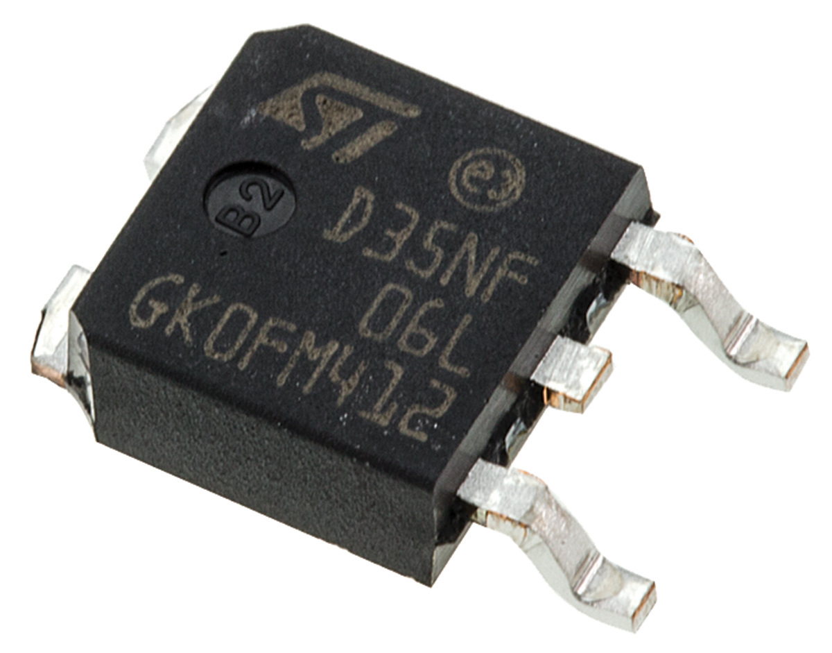 STMicroelectronics STripFET II Type N-Channel MOSFET, 35 A, 60 V Enhancement, 3-Pin TO-252