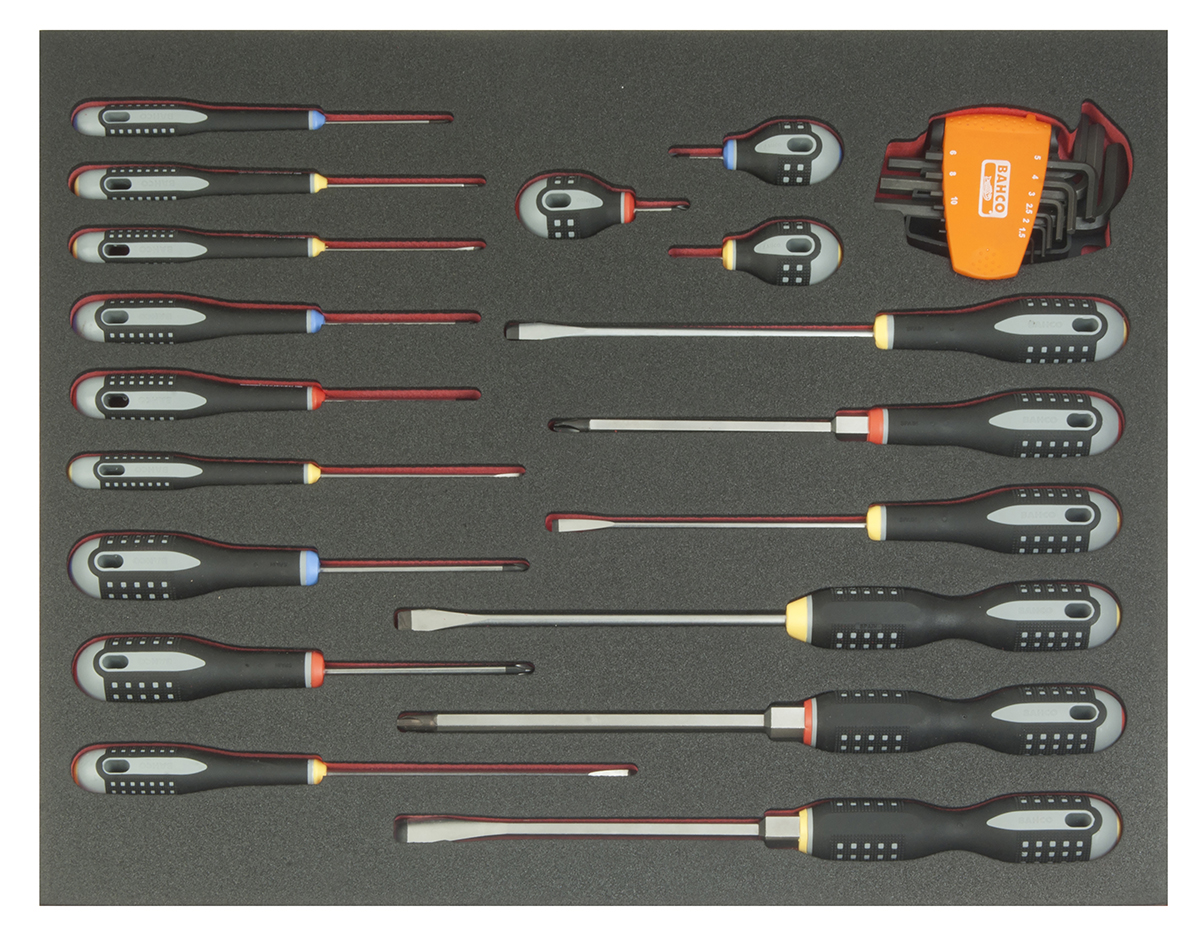 Bahco 27 Piece Maintenance Tool Kit with Foam Inlay