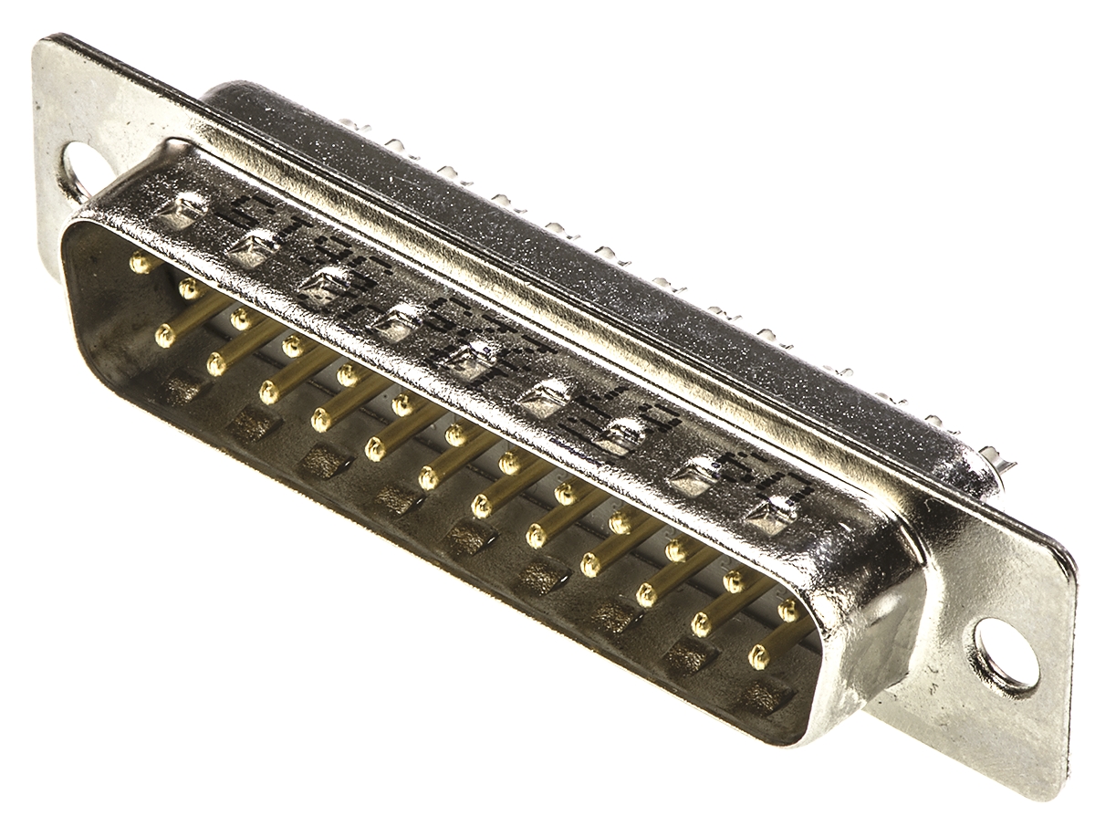 HARTING 25 Way Panel Mount D-sub Connector Plug, 2.77mm Pitch