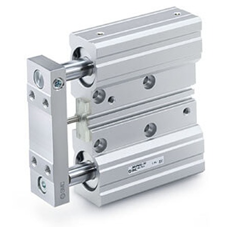 SMC Pneumatic Compact Cylinder - 20 mm Bore, 100 mm JMGP Series, Double Acting Acting