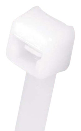 Panduit Cable Tie, Locking Cable Tie, 99mm x 2.5 mm, Natural Nylon, Pk-100