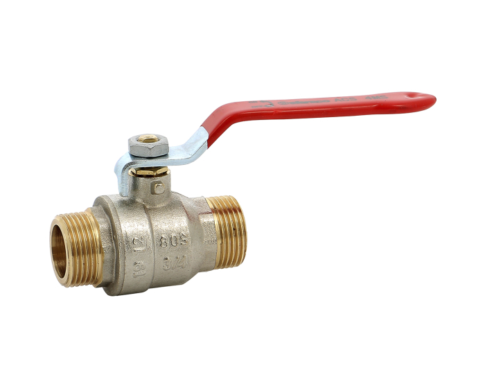 Sferaco Nickel Plated Brass Ball Valve, Ball Valve, Threaded, BSP 1in, 30bar Operating Pressure