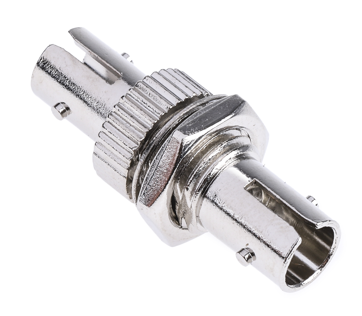 RS PRO ST to ST Multimode Simplex Fibre Optic Adapter