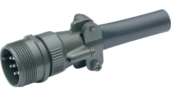 Amphenol Industrial 10 Way Cable Mount MIL Spec Circular Connector,Shell Size 18mm, MIL-DTL-5015