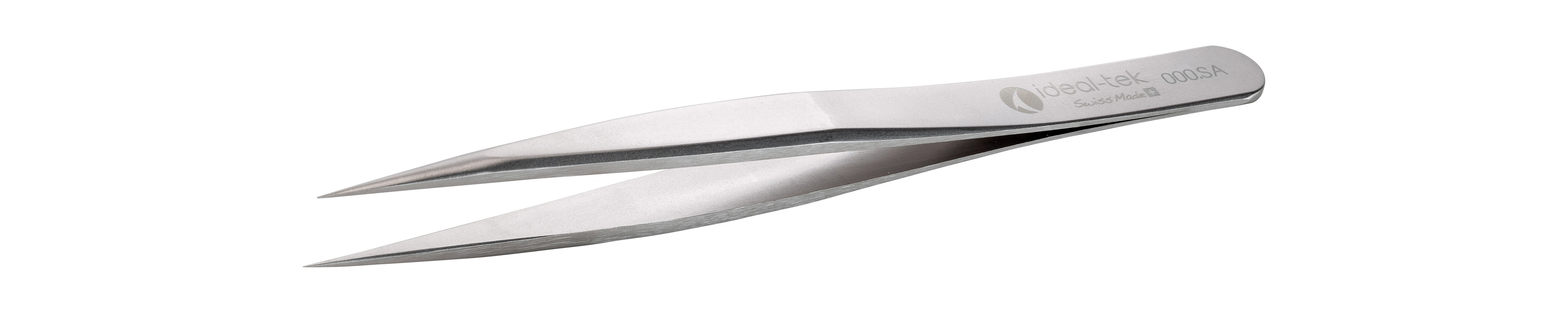 ideal-tek 120 mm, Stainless Steel, Straight, Tweezers
