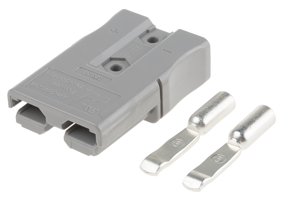 Anderson Power Products, SBS Series Male 2 Way Battery Connector, 110A, 600 V