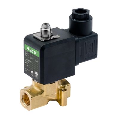 EMERSON – ASCO Solenoid Valve G356C223S1V01FH, 3 Port, NO 1/8 in, 230 V, 1/8 in