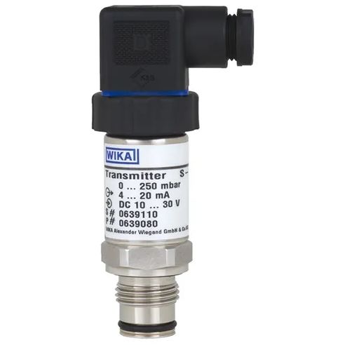 WIKA S-11 Series Pressure Sensor, 0psi Min, 100psi Max, 2 Wire, 4 → 20 mA Output