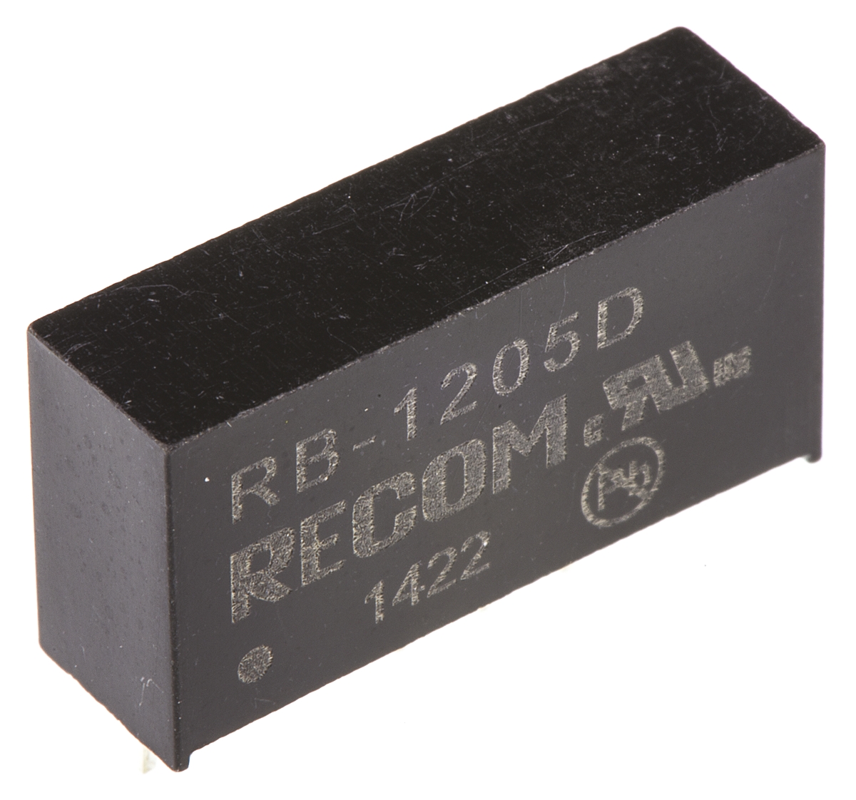 Recom RB DC-DC Converter, ±5V dc/ ±100mA Output, 10.8 → 13.2 V dc Input, 1W, Through Hole, +85°C Max Temp -40°C