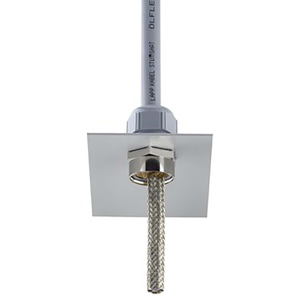 Lapp Metallic Nickel Plated Brass Cable Gland Locknut, M32 Thread
