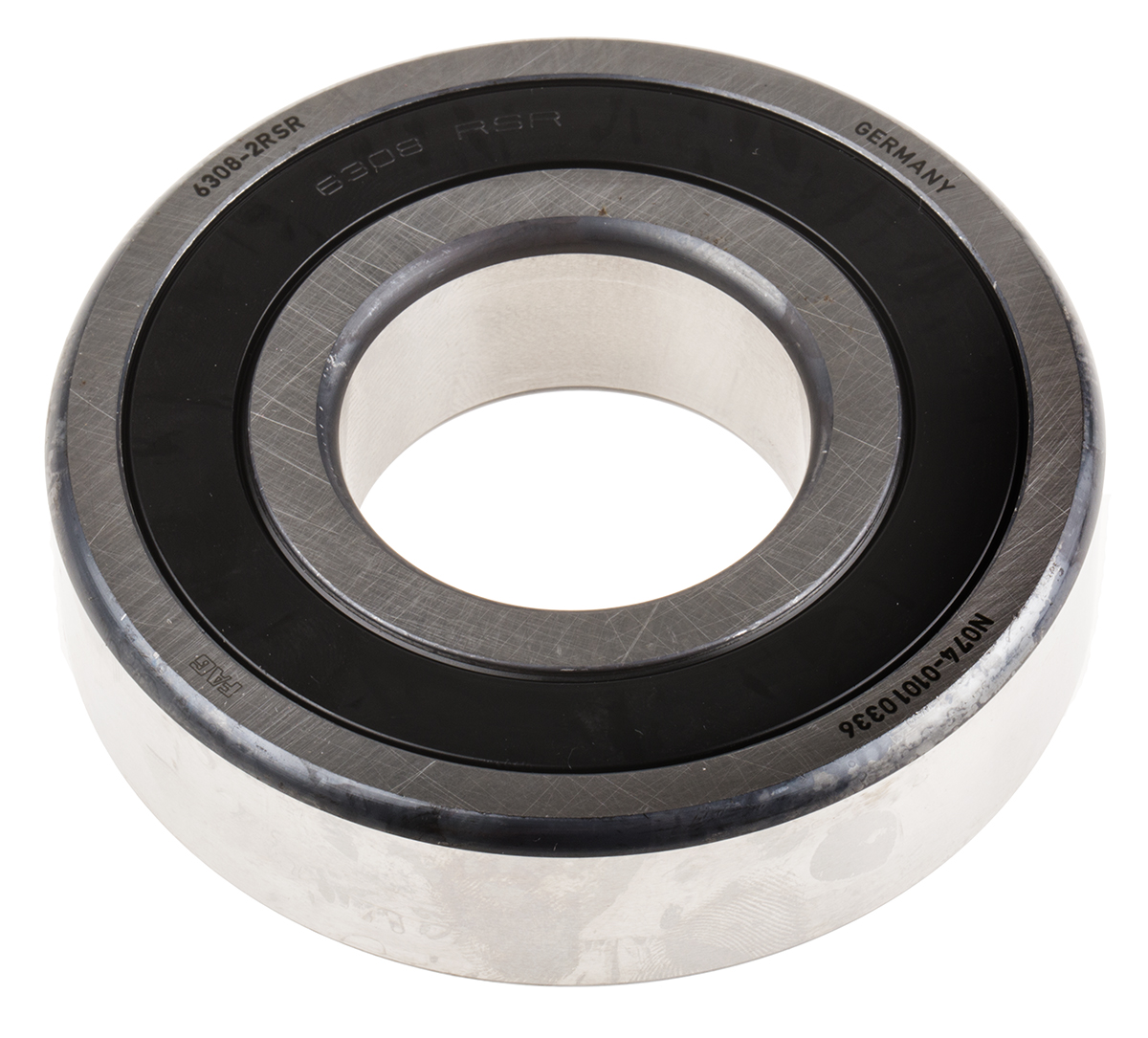 FAG 6308-2RSR 1 Row Ball Bearing - 40 mm ID, 90 mm OD
