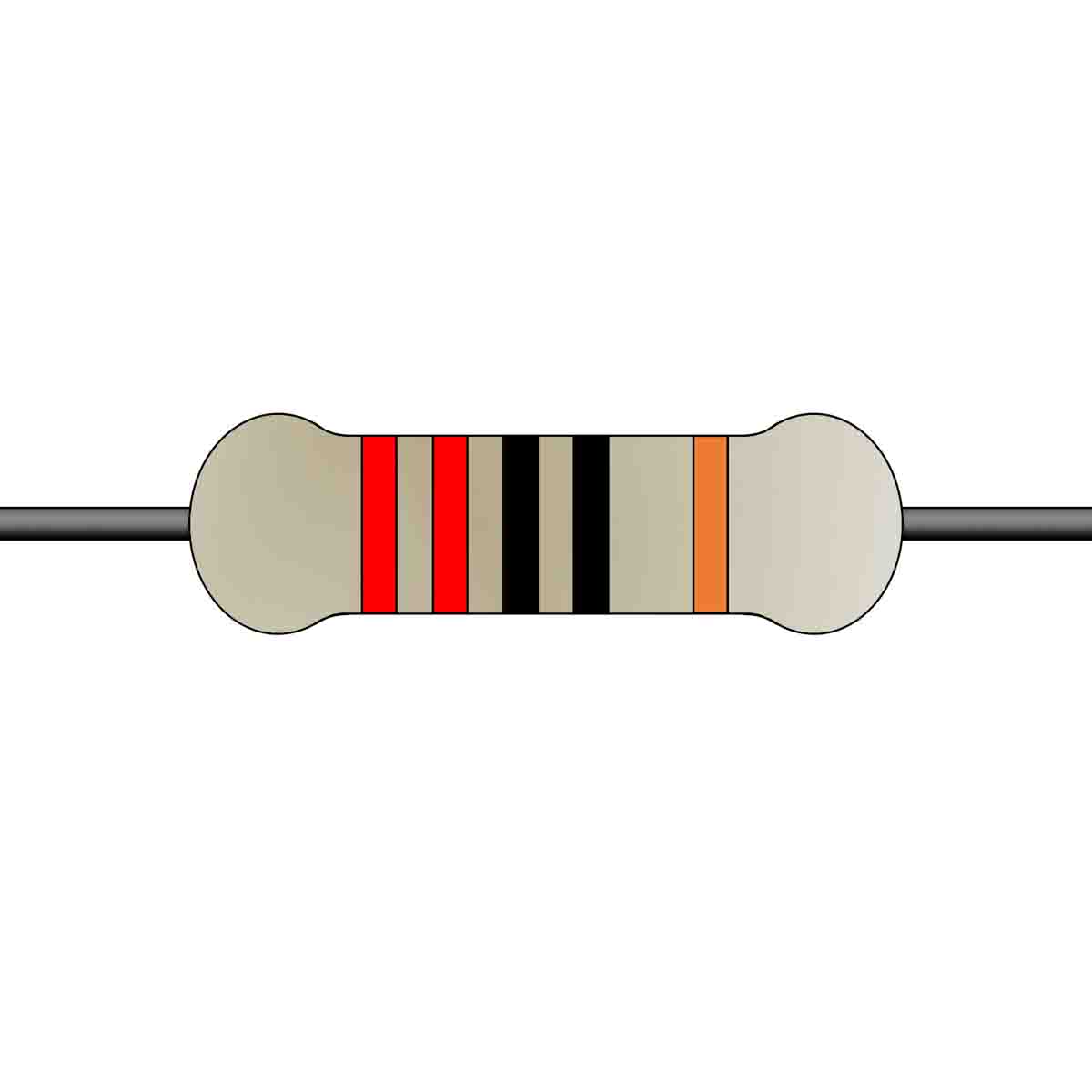 Yageo 220Ω Metal Film Fixed Resistor 0.25W ±1% MFR-25FTE52-220R