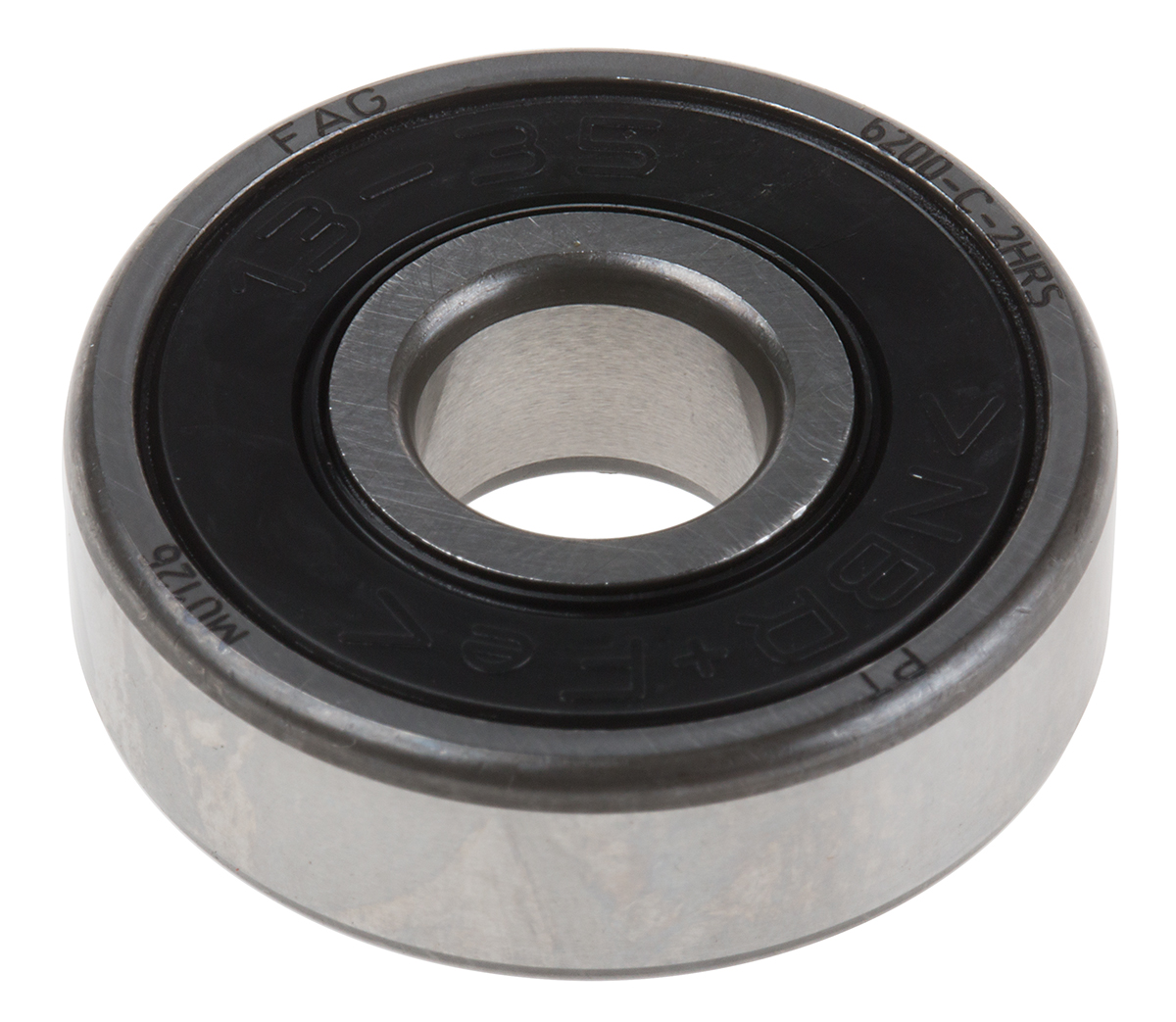 FAG 6200-C-2HRS 1 Row Ball Bearing - 10 mm ID, 30 mm OD