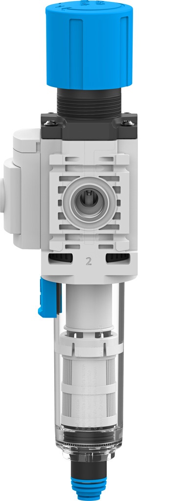 Festo MS Polycarbonate Filter Regulator, 5μm, G 1/4, Automatic, 1 → 10 bar, 8098262