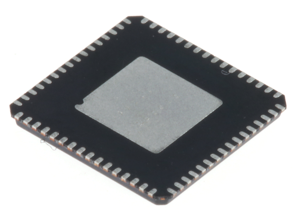 Microchip USB2517-JZX, USB Controller, 7-Channel, 480Mbps, USB 2.0, 1.8 and 3.3 V, 64-Pin QFN