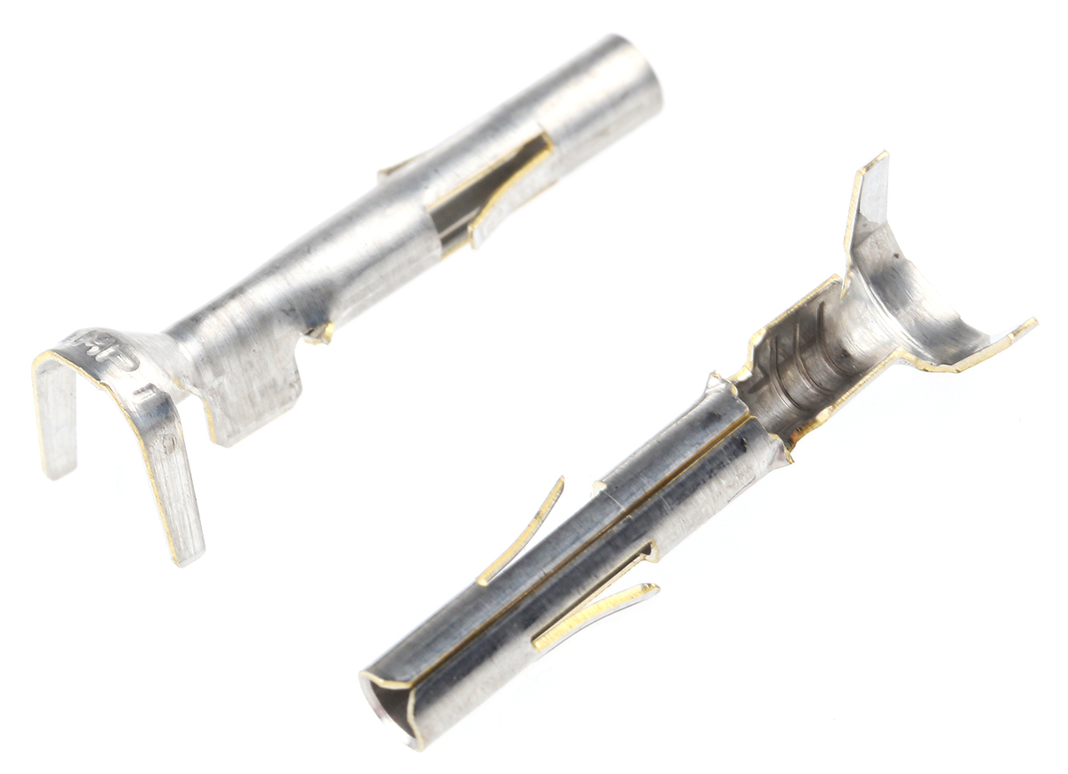 TE Connectivity Universal MATE-N-LOK Series Female Crimp Terminal, 20AWG Min, 14AWG Max