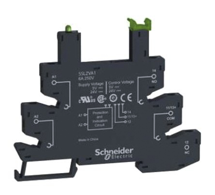 Schneider Electric Harmony Control <250V dc Solid State Relay Mounting Kit, for use with SSL Relays