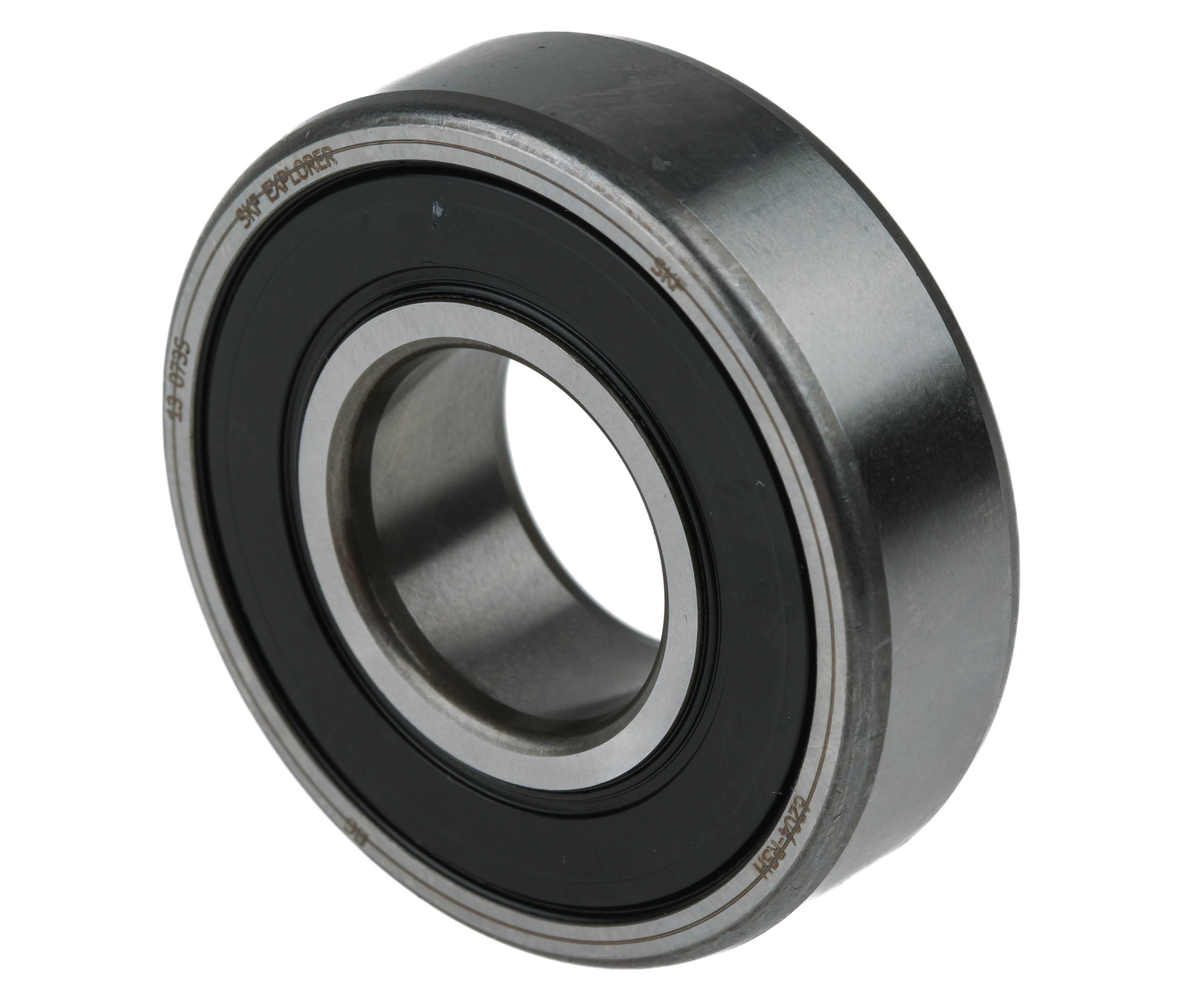 SKF 6204-2RSH/W64 1 Row Ball Bearing - 20 mm ID, 47 mm OD