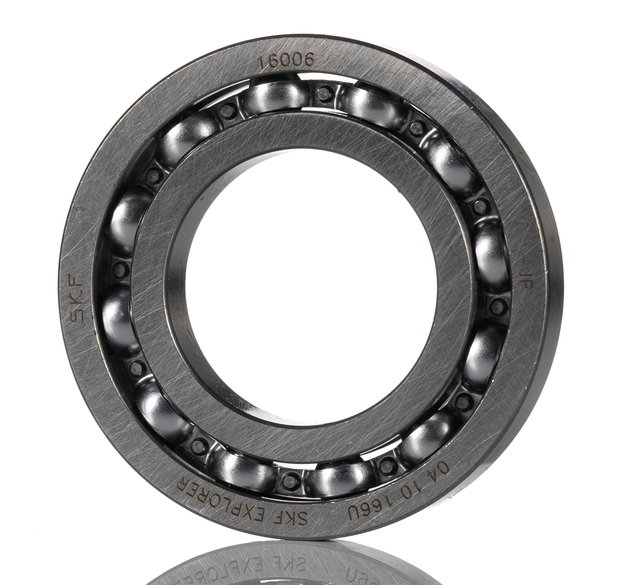 SKF 16006 1 Row Ball Bearing - 30 mm ID, 55 mm OD