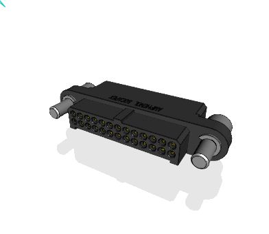 Amphenol Socapex MHDAS Series Straight PCB PCB Header, 26 Contact(s), 1.27 mm Pitch, 2 Row, Shrouded