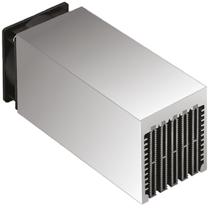 Fischer Elektronik Heatsink, Universal Rectangular Alu with fan, 0.25K/W, 150 x 80 x 83mm