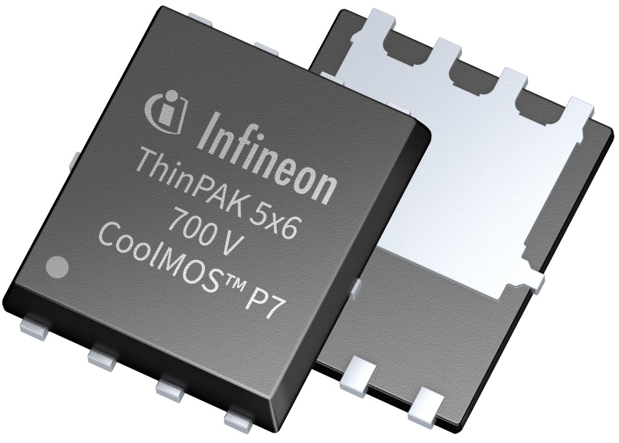 Infineon IPL Type N-Channel MOSFET, 9.4 A, 700 V, 5-Pin ThinPAK 5x6
