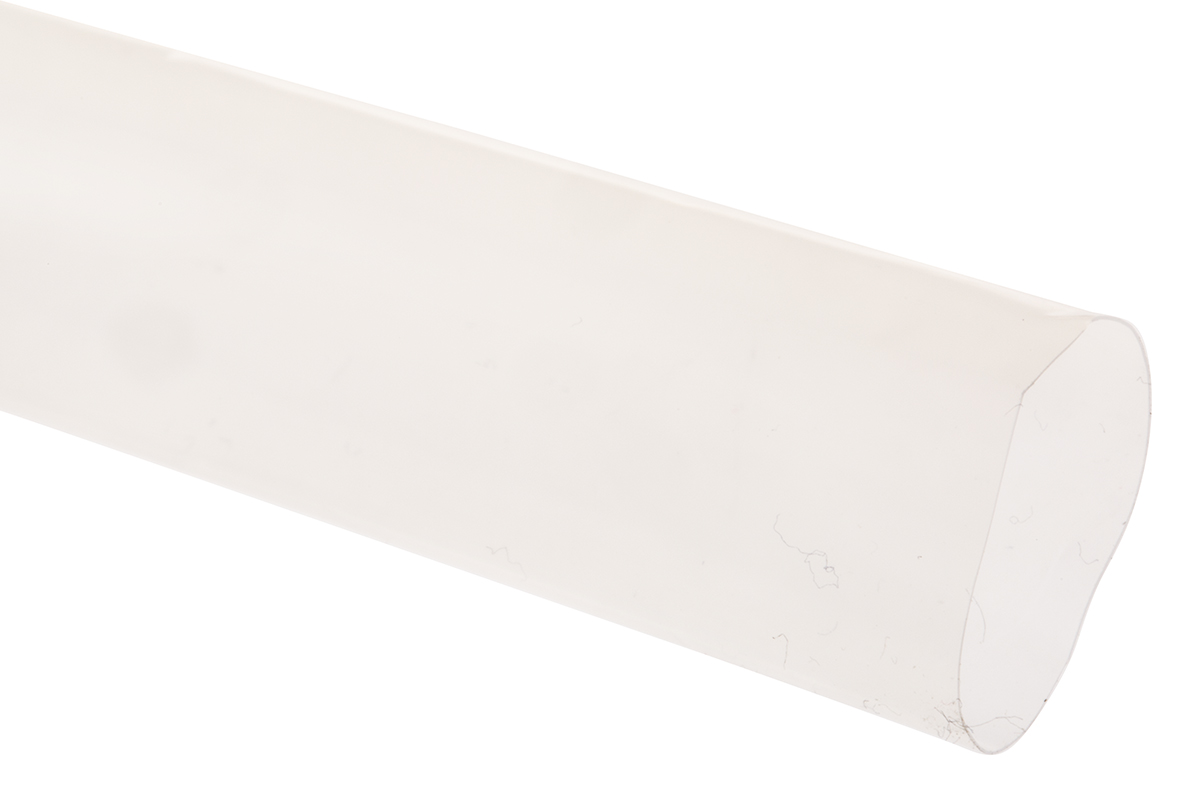TE Connectivity Heat Shrink Tubing, Clear 12.7mm Sleeve Dia. x 1.2m Length 3.2:1 Ratio, TFER Series