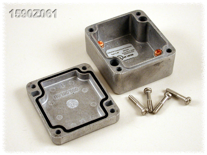 Hammond 1590 Series Die Cast Aluminium Enclosure, IP65, 36 x 59 x 65mm